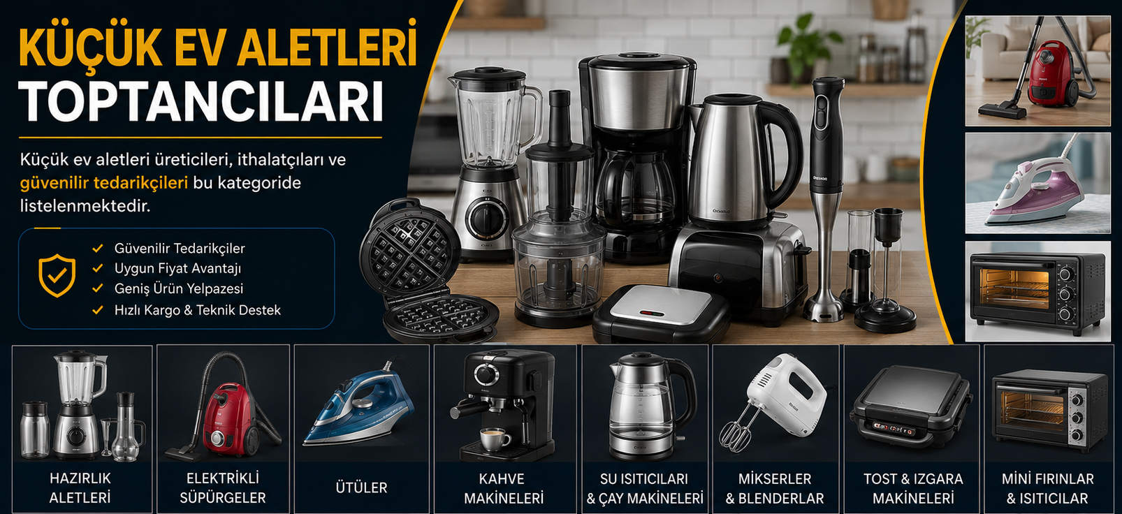 Küçük Ev Aletleri Toptancıları
